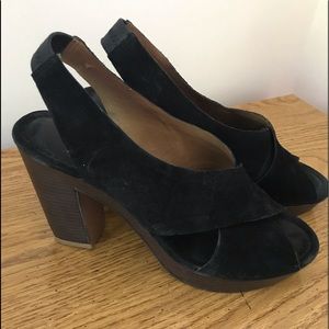 MRKT black suede shoes 9.5